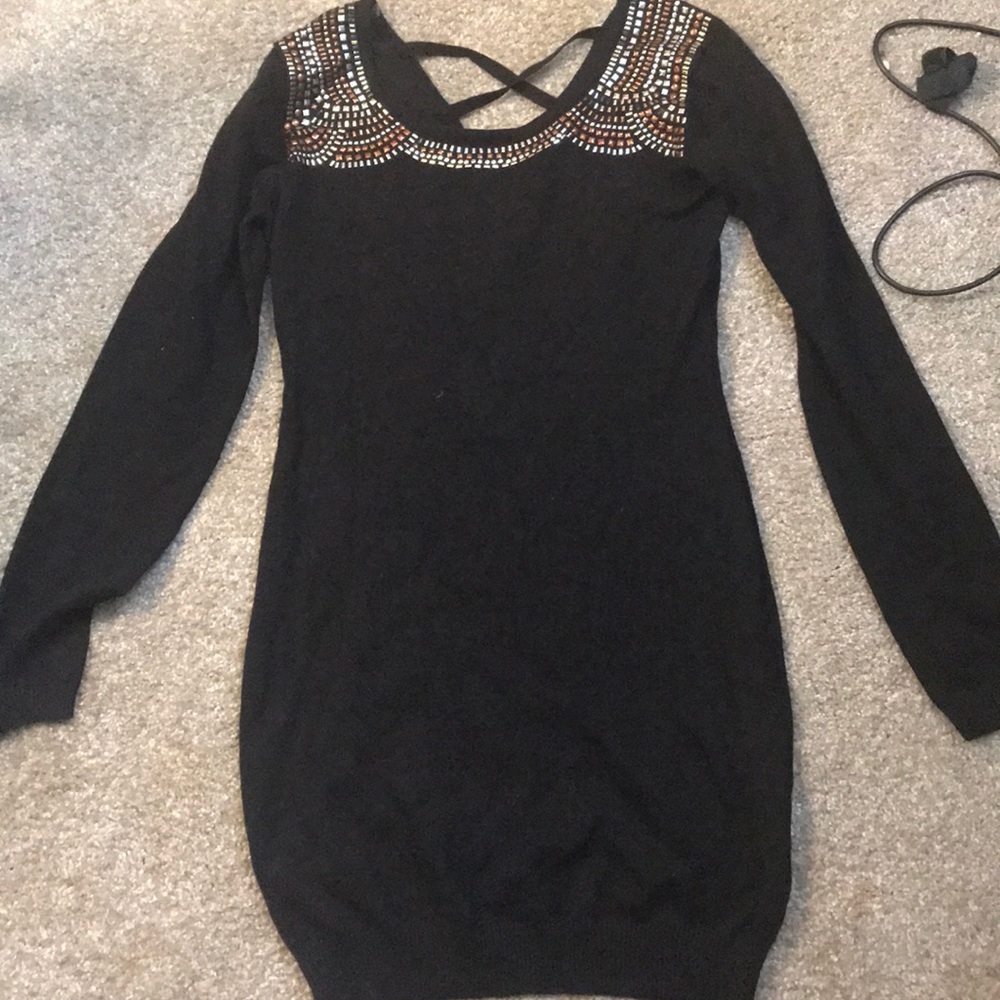 Mini sweater dress